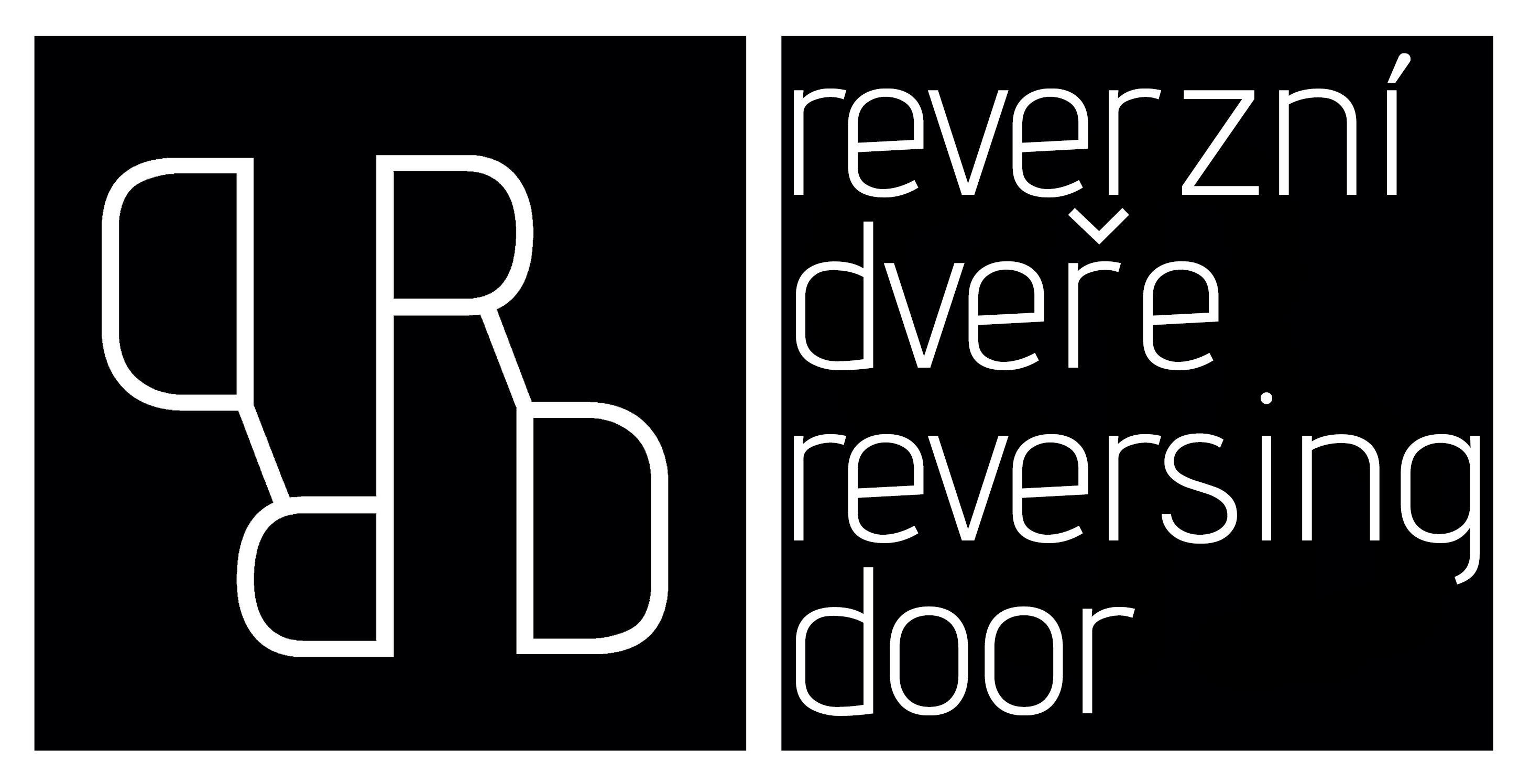 Reverzní dveře - Logo nezávislého divadelního souboru